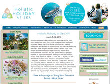 Tablet Screenshot of holisticholidayatsea.com